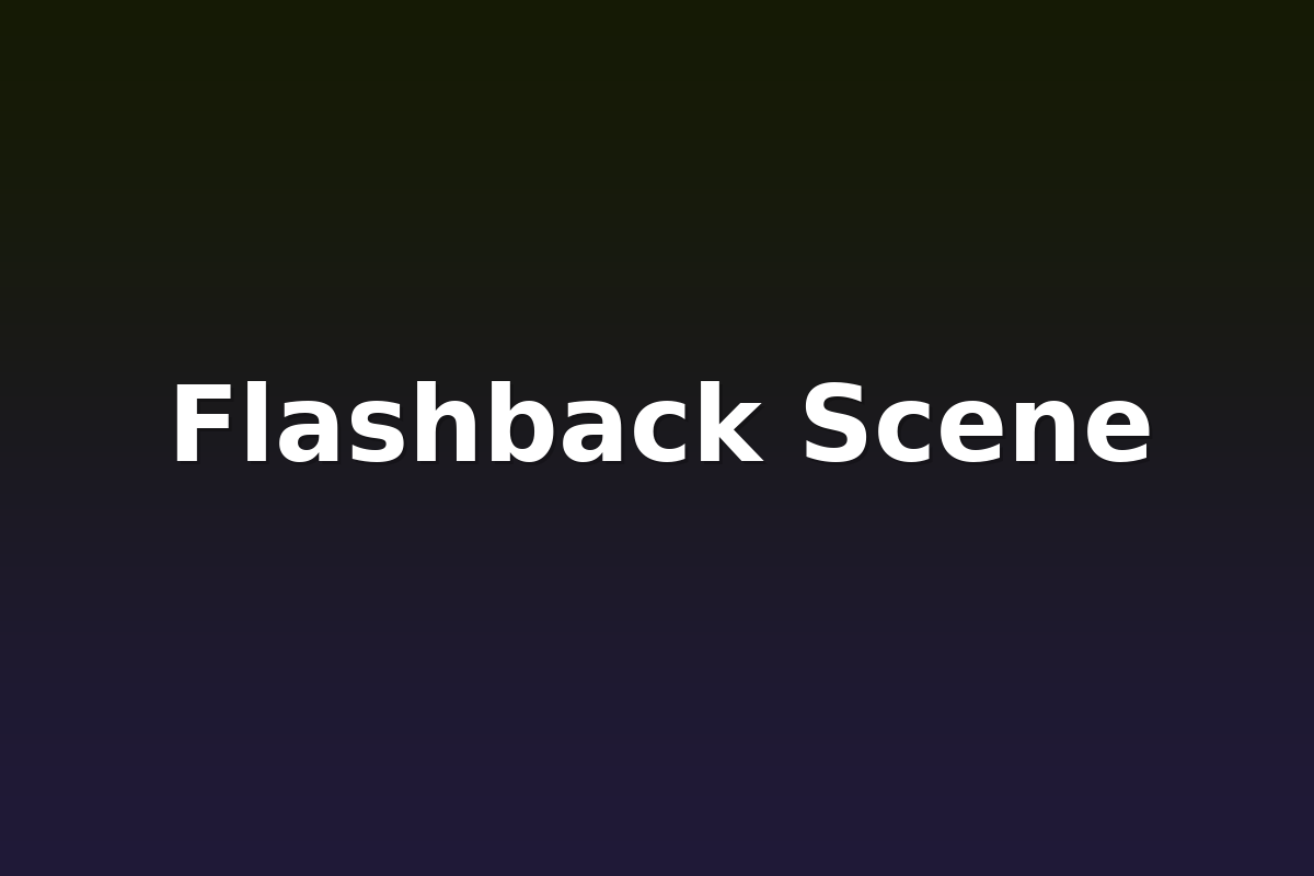 Flashback Scene