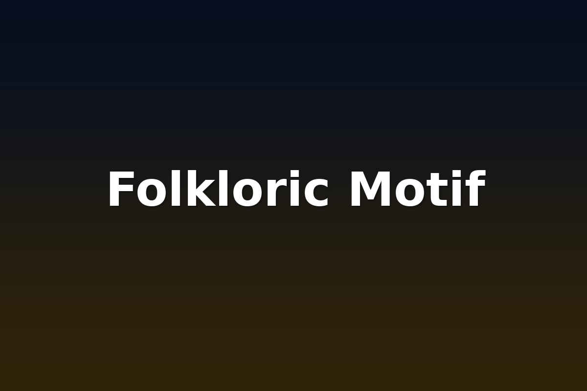 Folkloric Motif