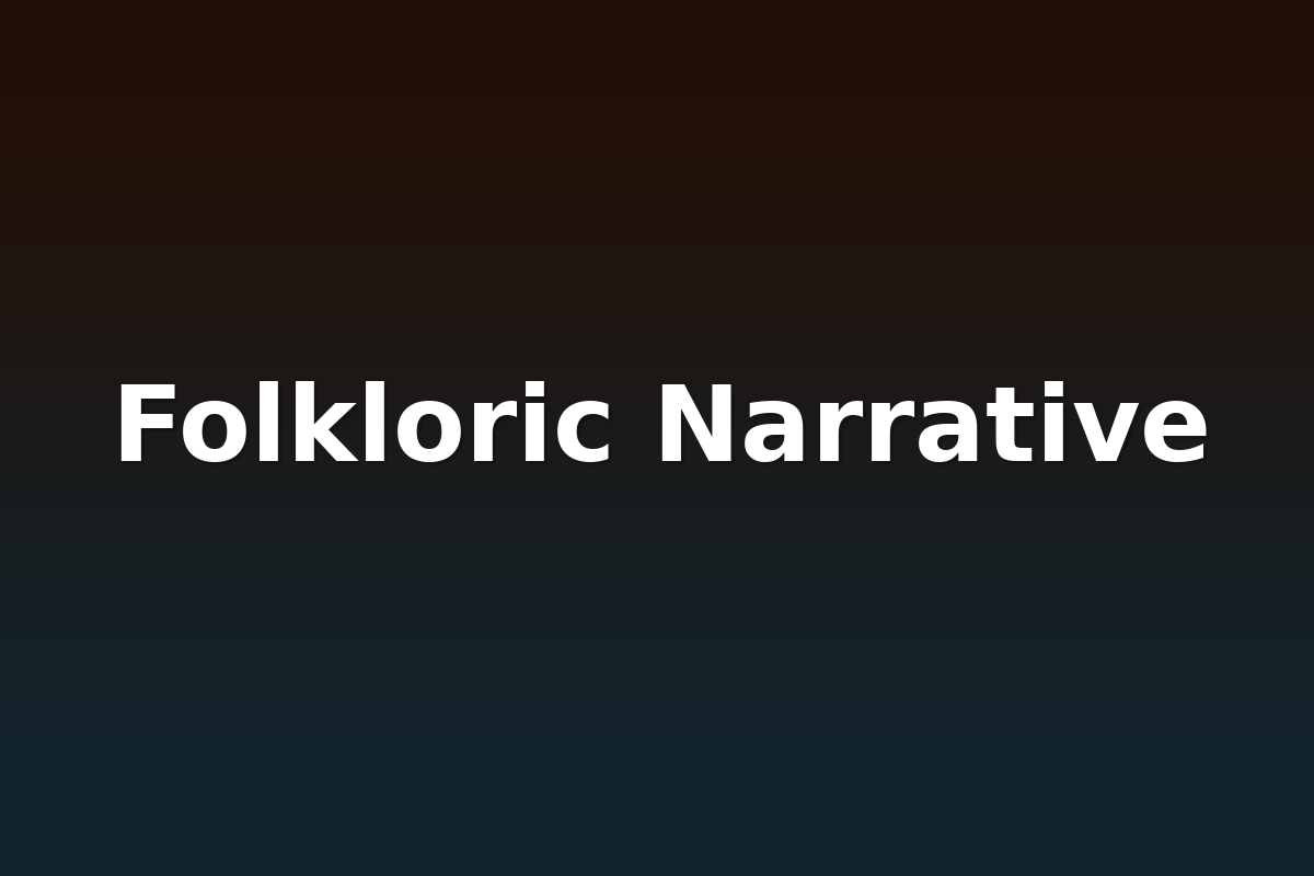 Folkloric Narrative