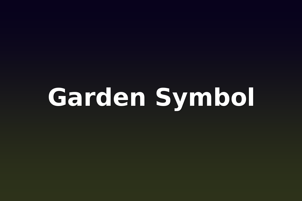 Garden Symbol