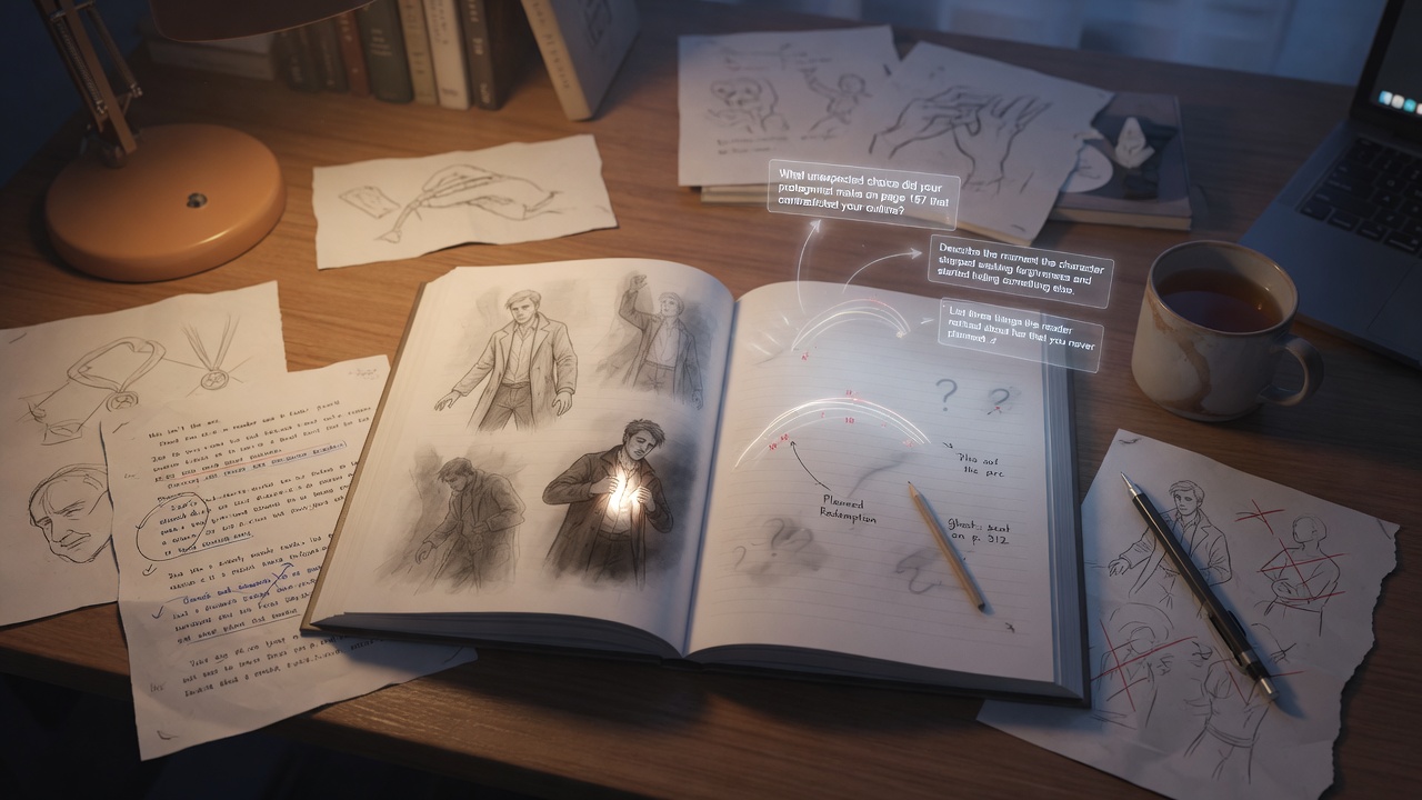 Ghost Arc Detection: AI Prompts That Surface the Transformation Your Character Is Actually Undergoing (Not the One You Planned)