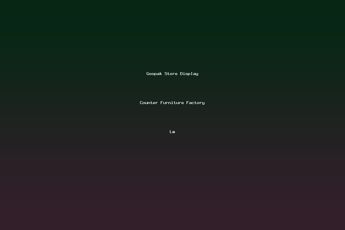 Goopak Store Display Counter Furniture Factory Lm