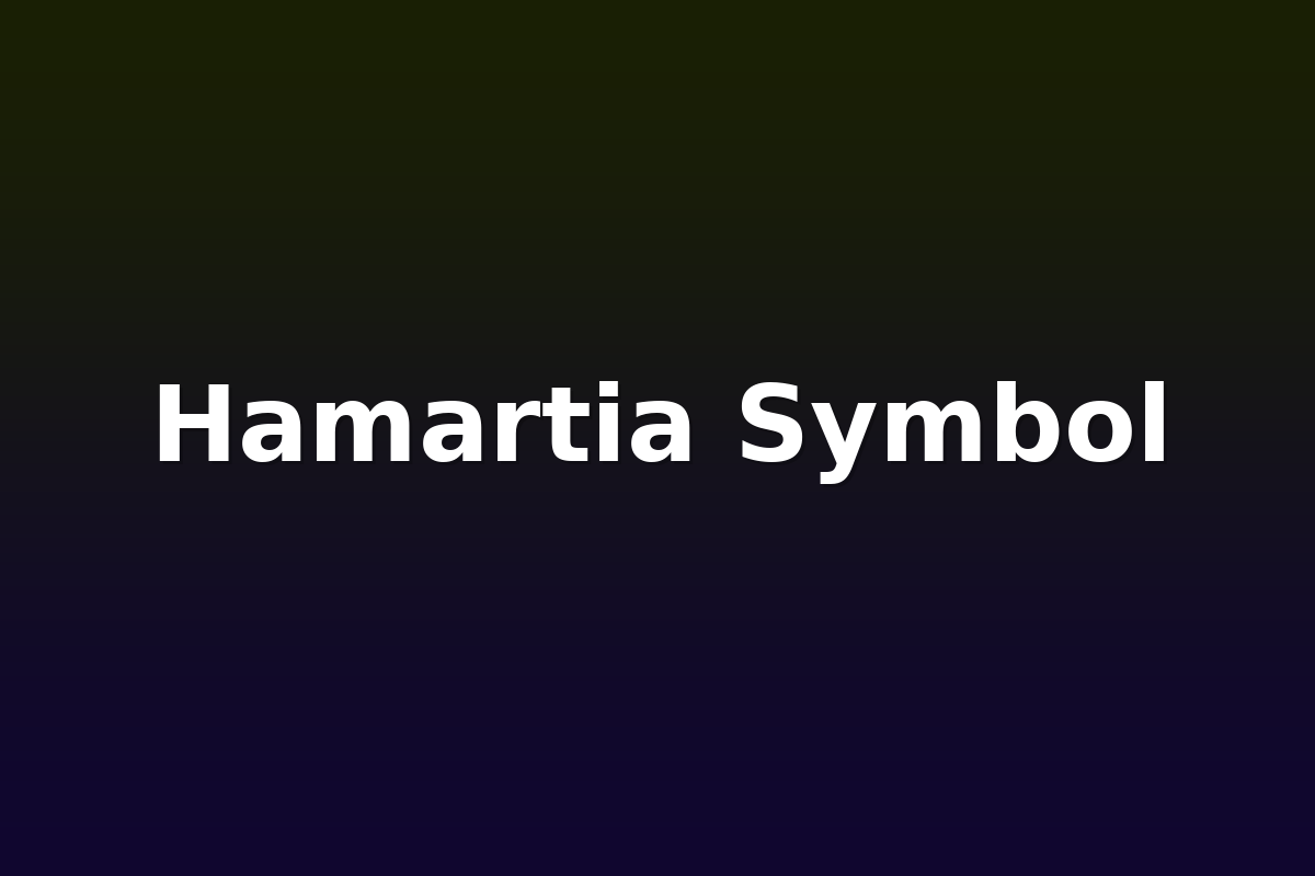 Hamartia Symbol