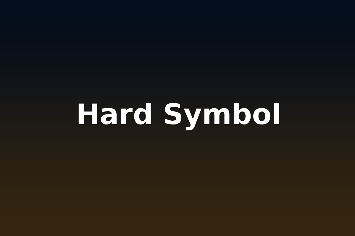 Hard Symbol