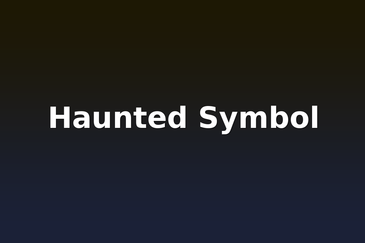 Haunted Symbol