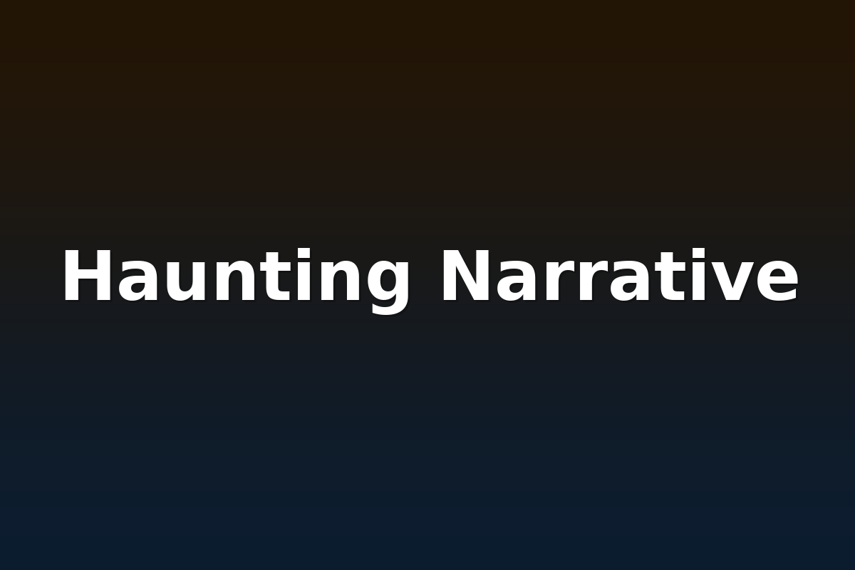 Haunting Narrative
