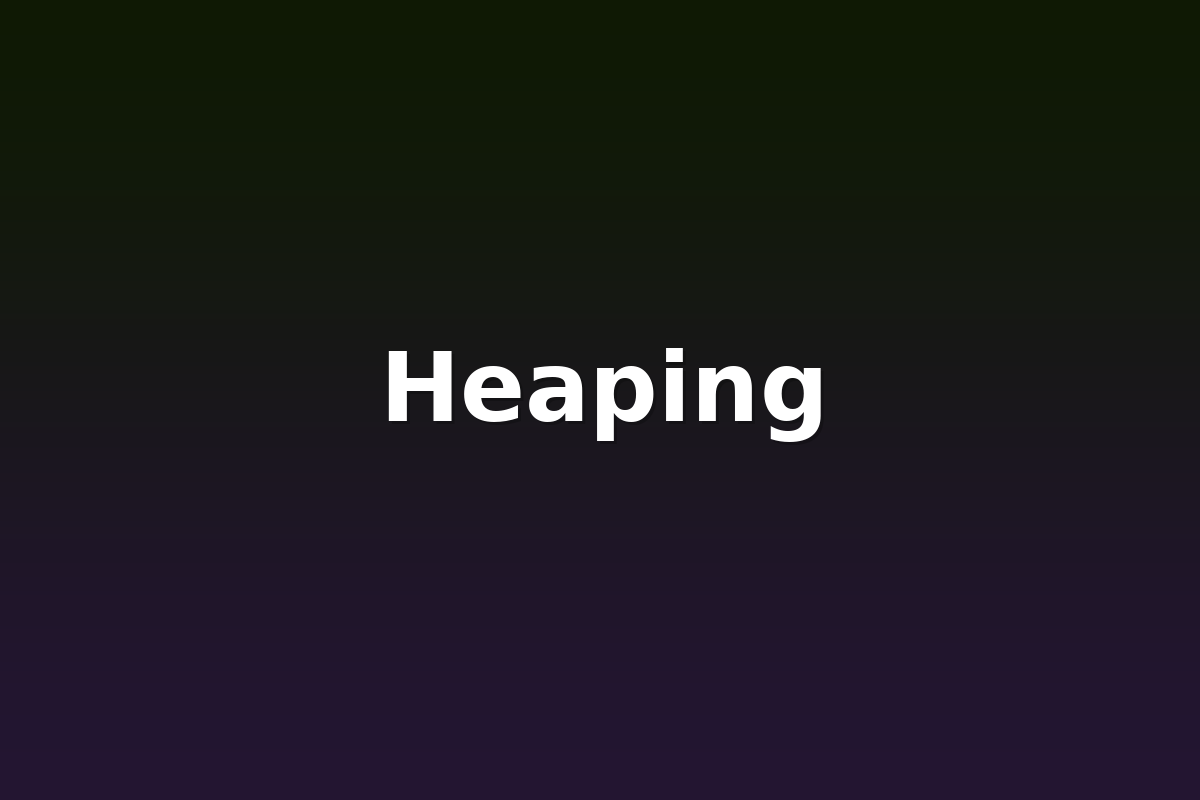 Heaping