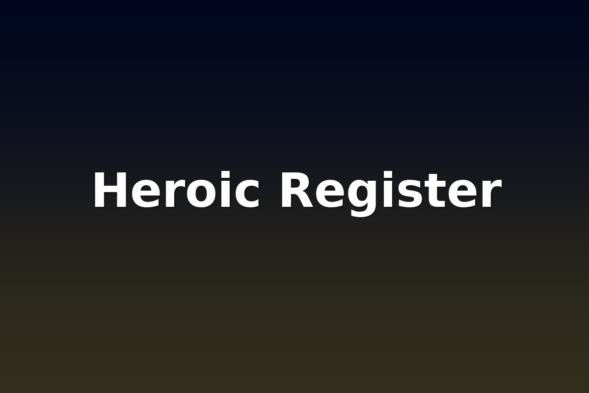 Heroic Register