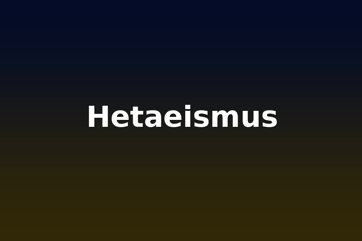 Hetaeismus
