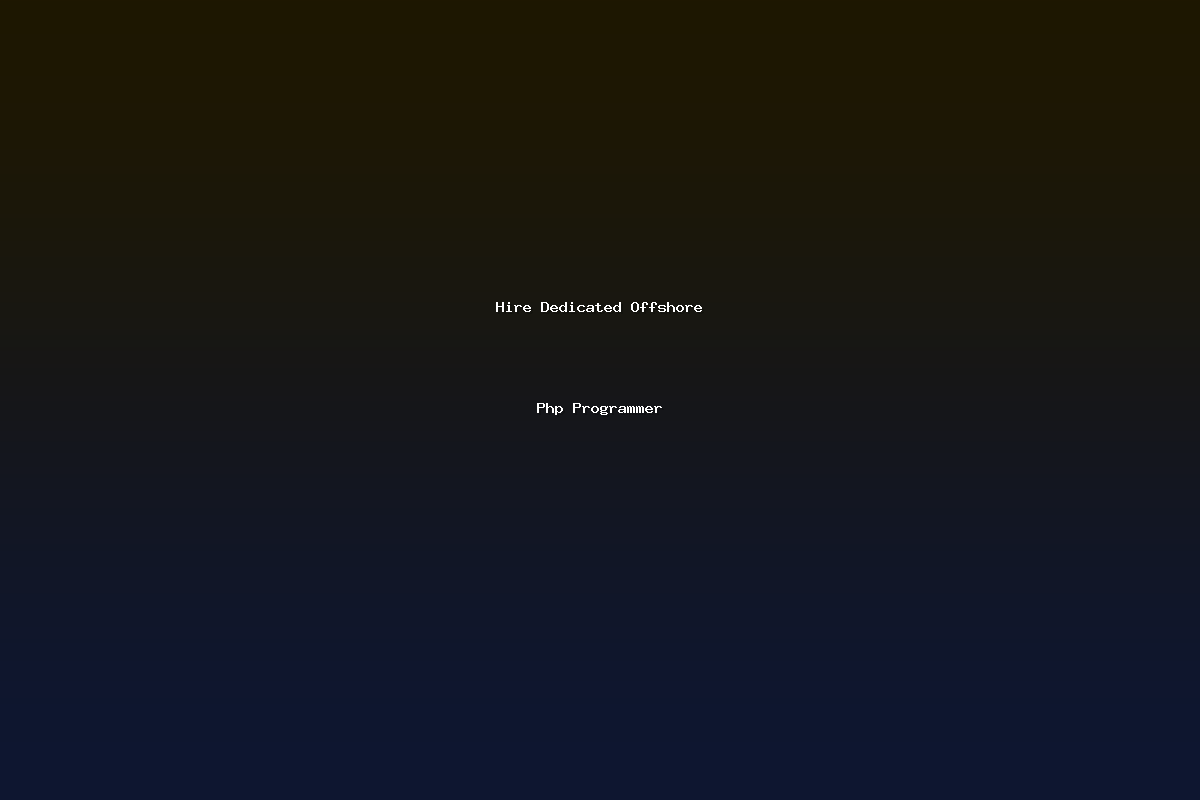 Hire Dedicated Offshore Php Programmer