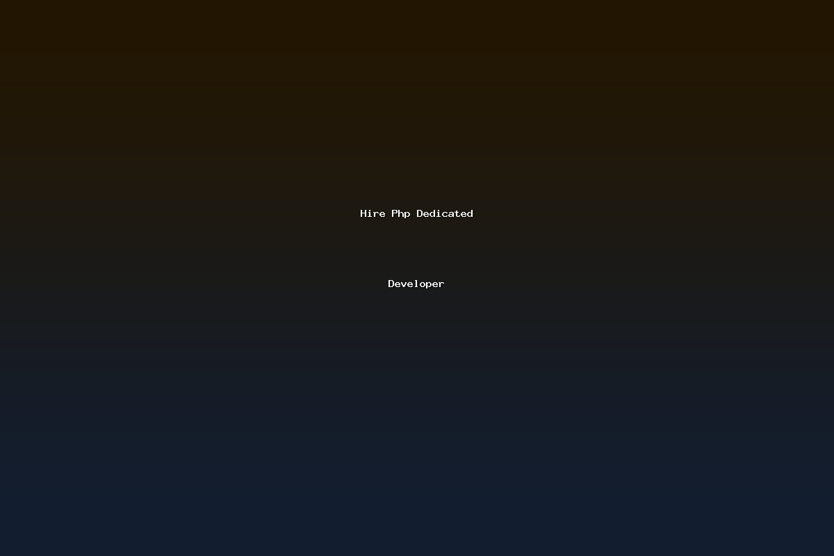 Hire Php Dedicated Developer