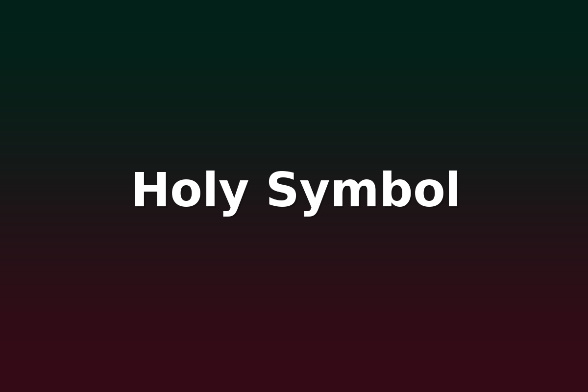 Holy Symbol