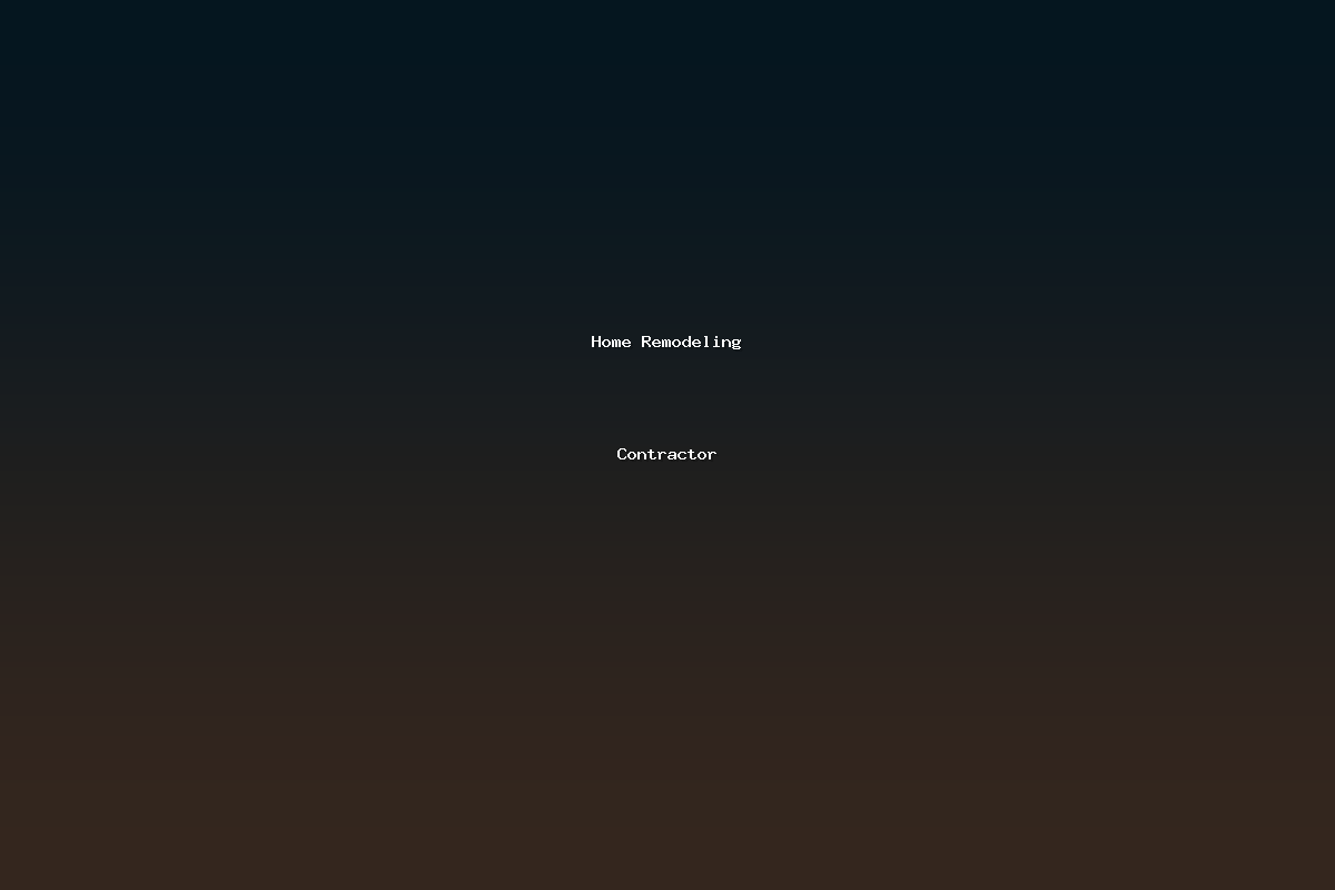 Home Remodeling Contractor