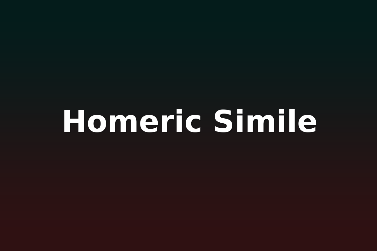 Homeric Simile