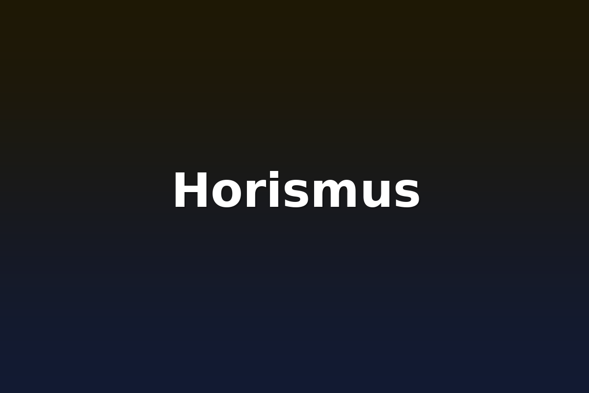 Horismus