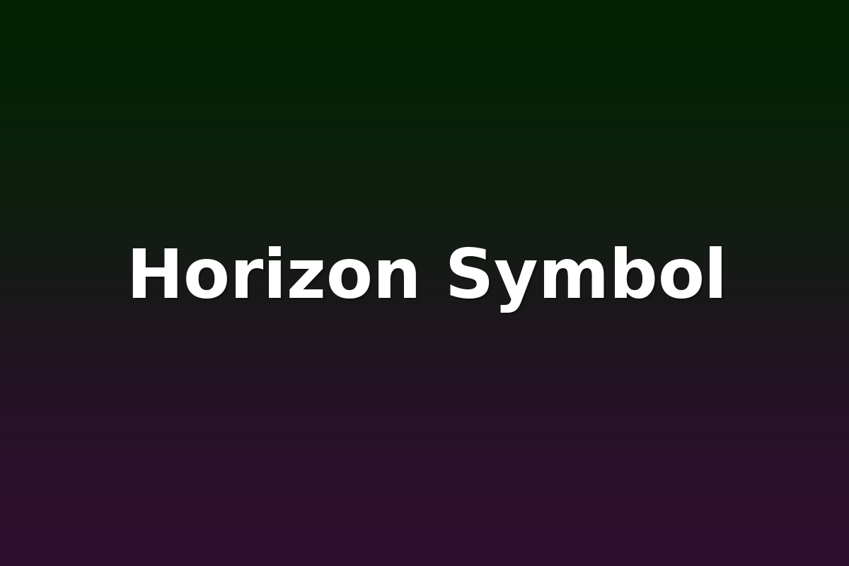 Horizon Symbol