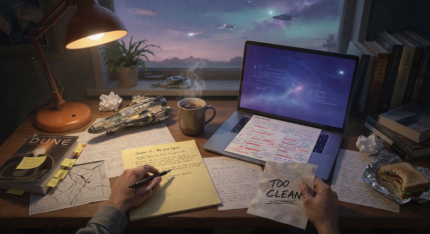 How to Use Claude to Write a Sci-Fi Novel That Doesn't Read Like AI Wrote It