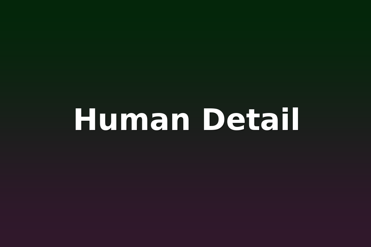 Human Detail