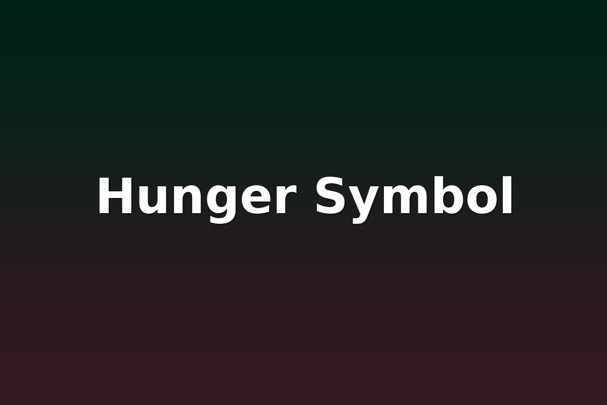 Hunger Symbol