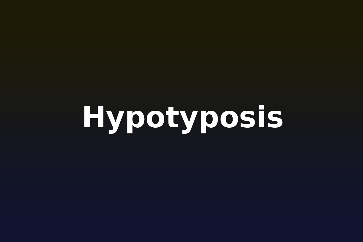 Hypotyposis