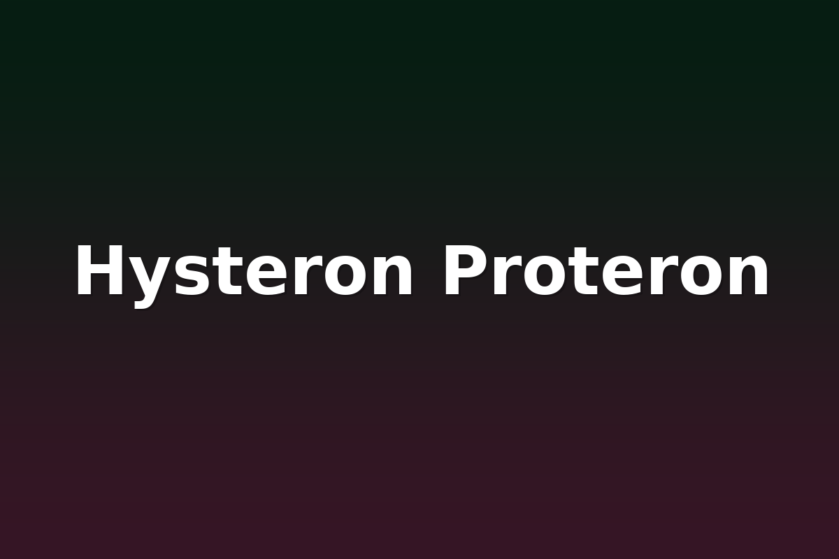 Hysteron Proteron