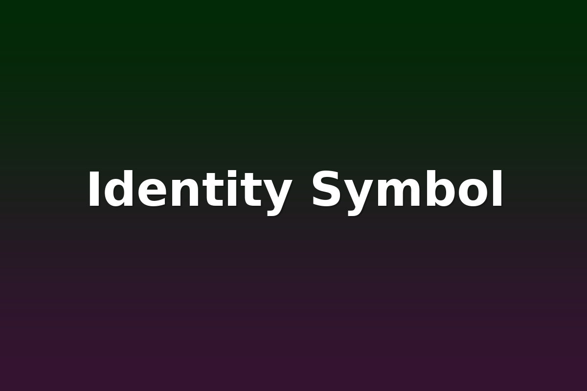 Identity Symbol