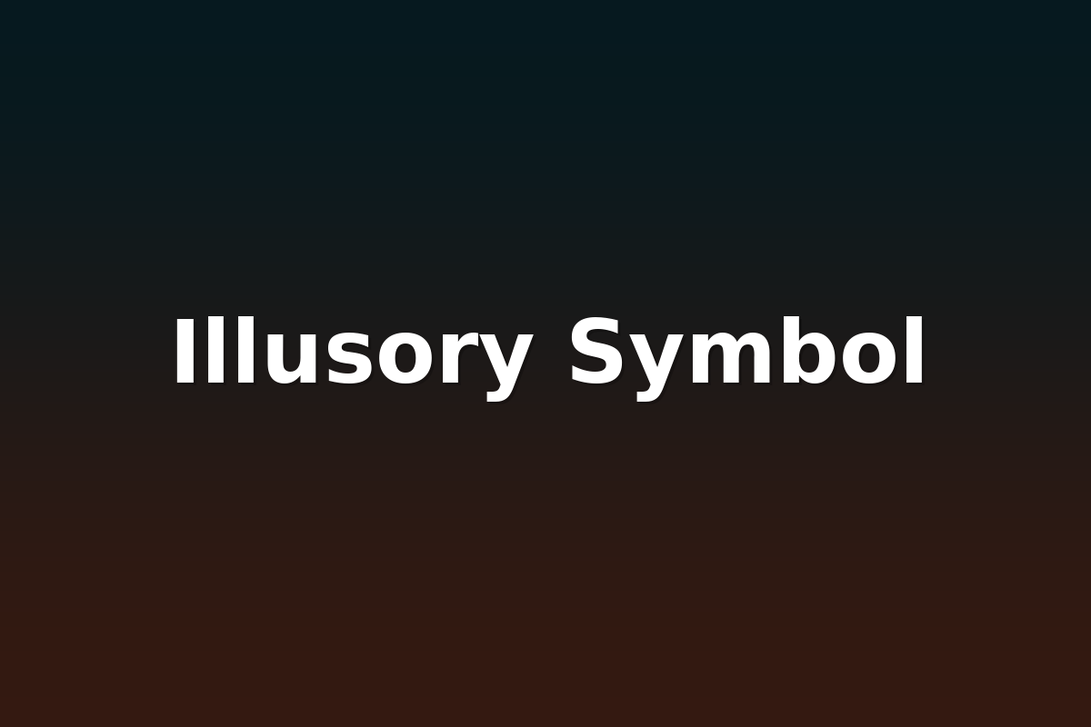 Illusory Symbol