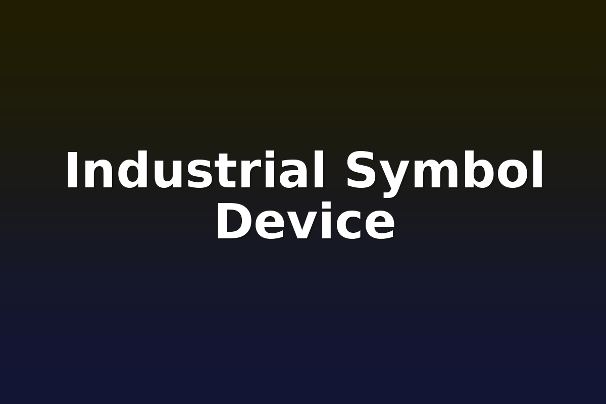 Industrial Symbol Device