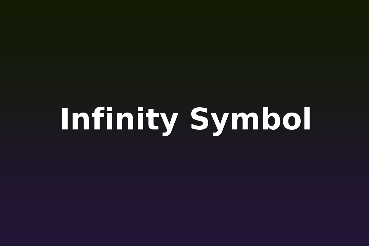 Infinity Symbol