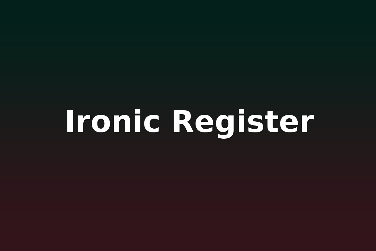 Ironic Register