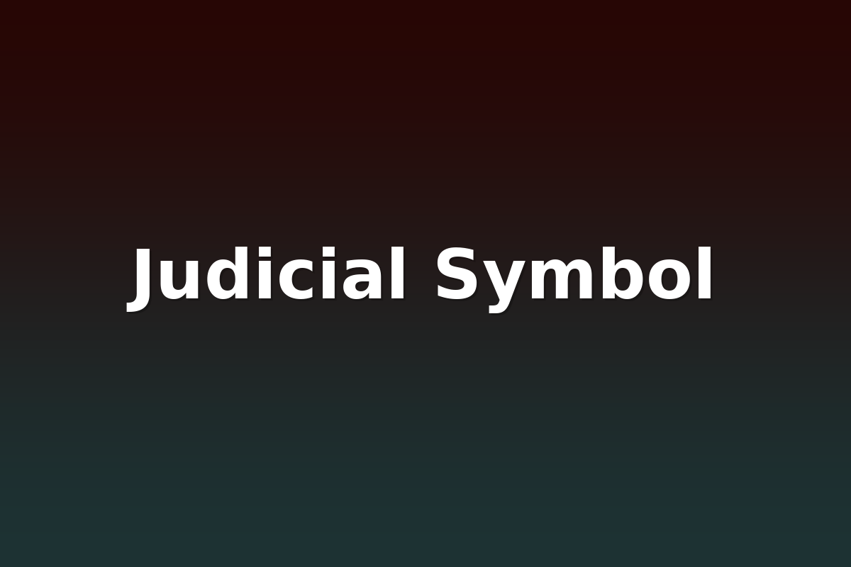 Judicial Symbol