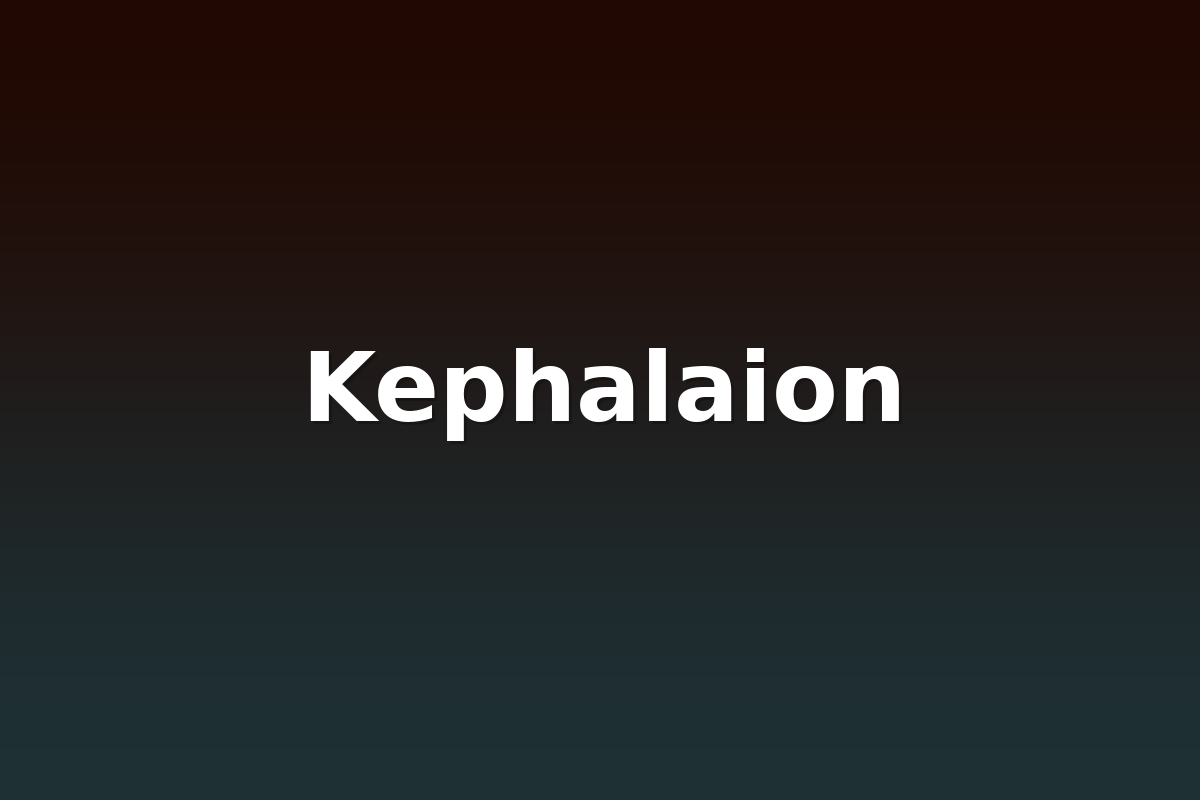 Kephalaion