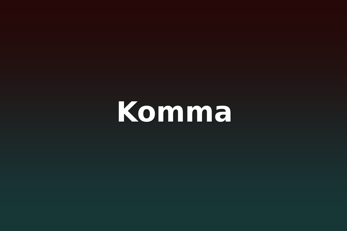 Komma
