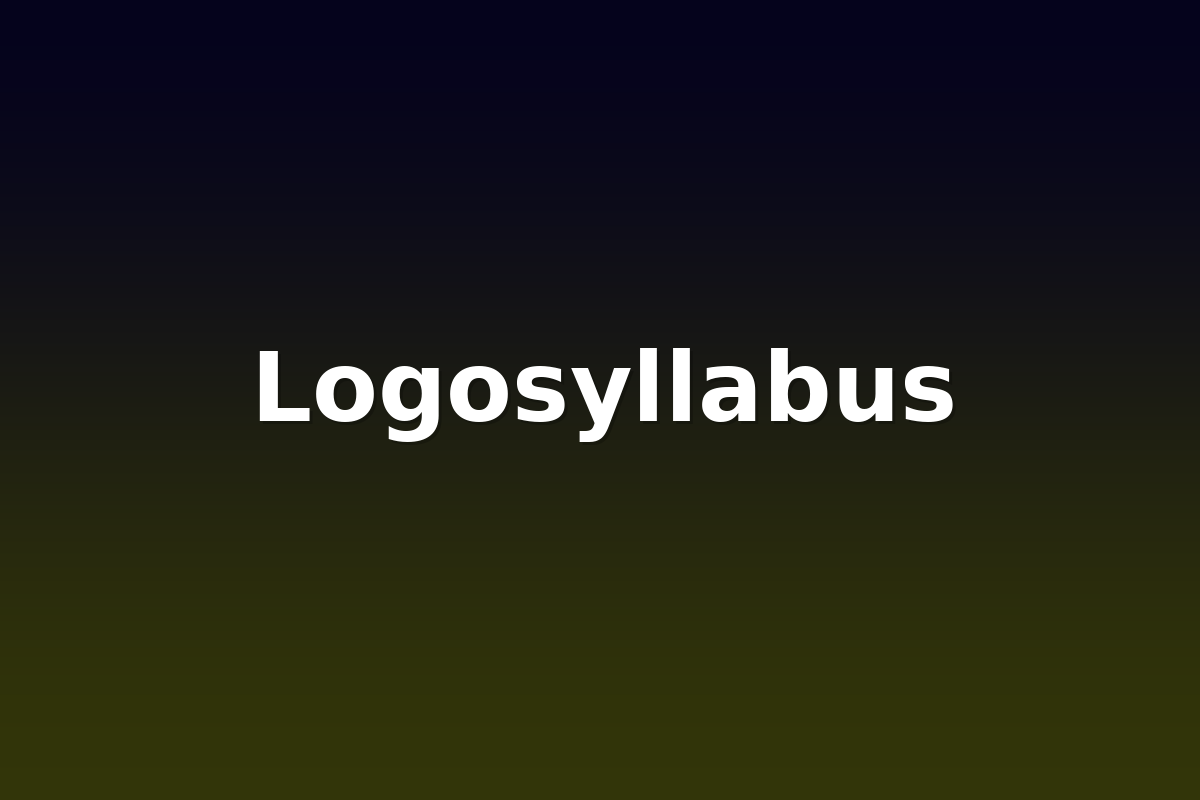 Logosyllabus