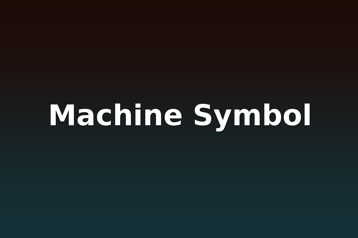 Machine Symbol