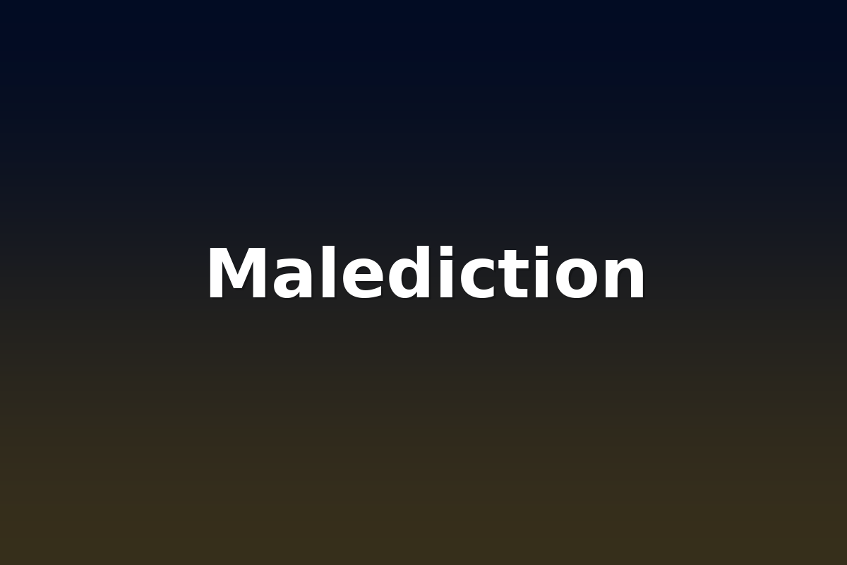 Malediction