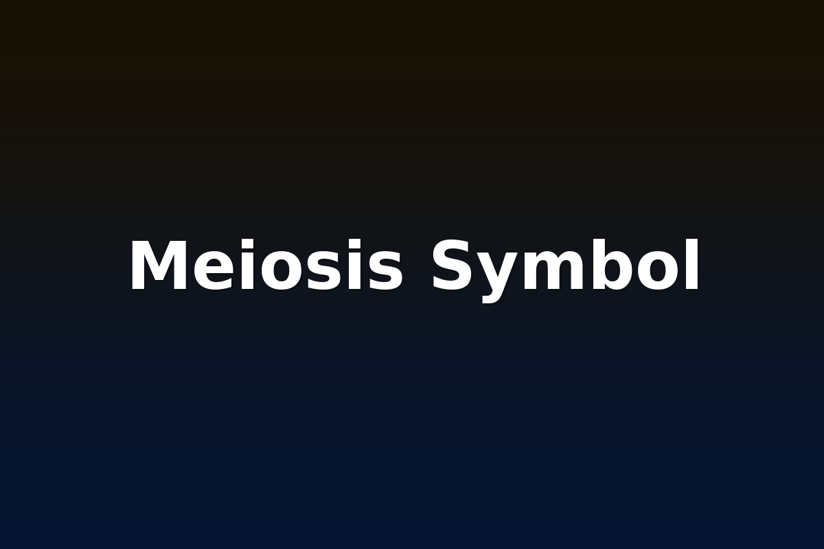 Meiosis Symbol