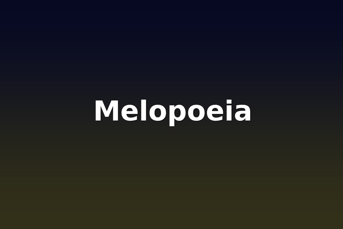 Melopoeia