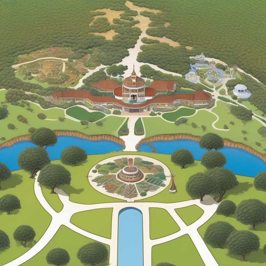 Michael Jacksons Neverland Ranch Satelitte View through Google Maps