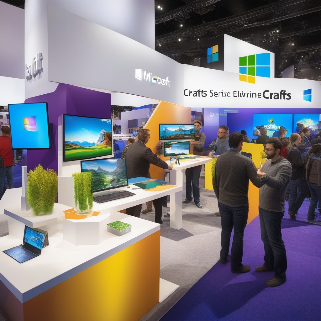 Microsoft Booth at CES to Feature Game Service
