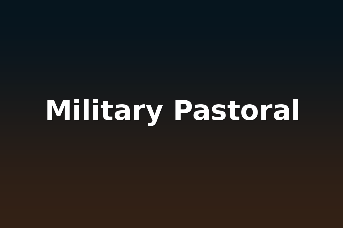 Military Pastoral