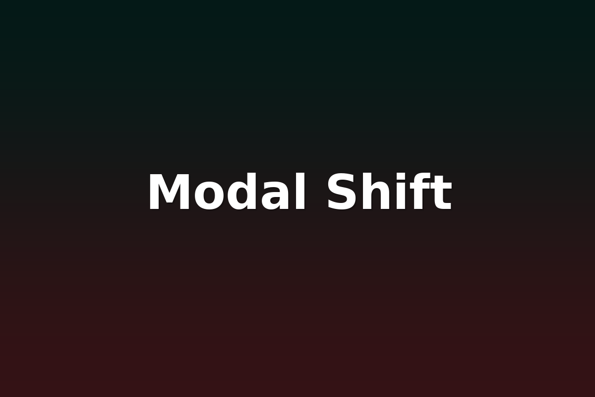 Modal Shift