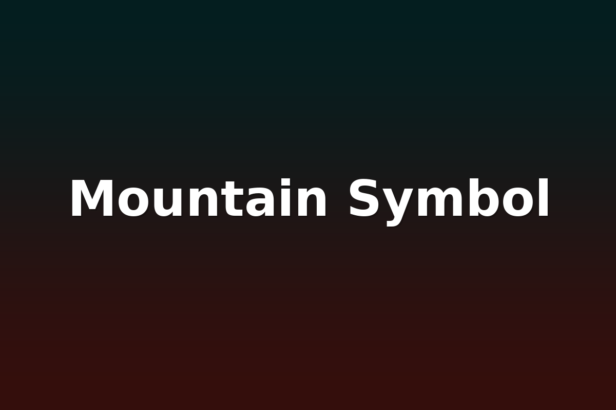 Mountain Symbol
