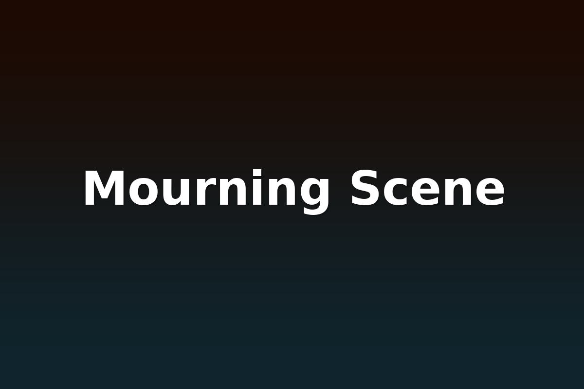 Mourning Scene