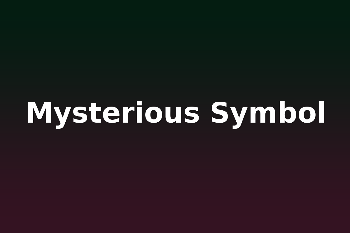Mysterious Symbol