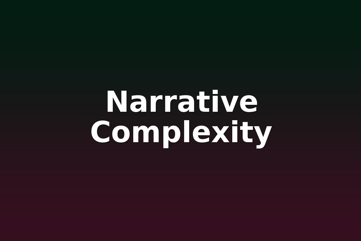 Narrative Complexity