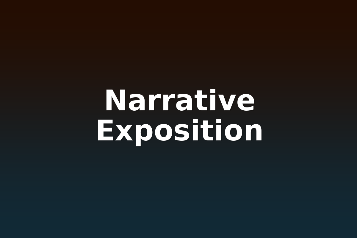 Narrative Exposition