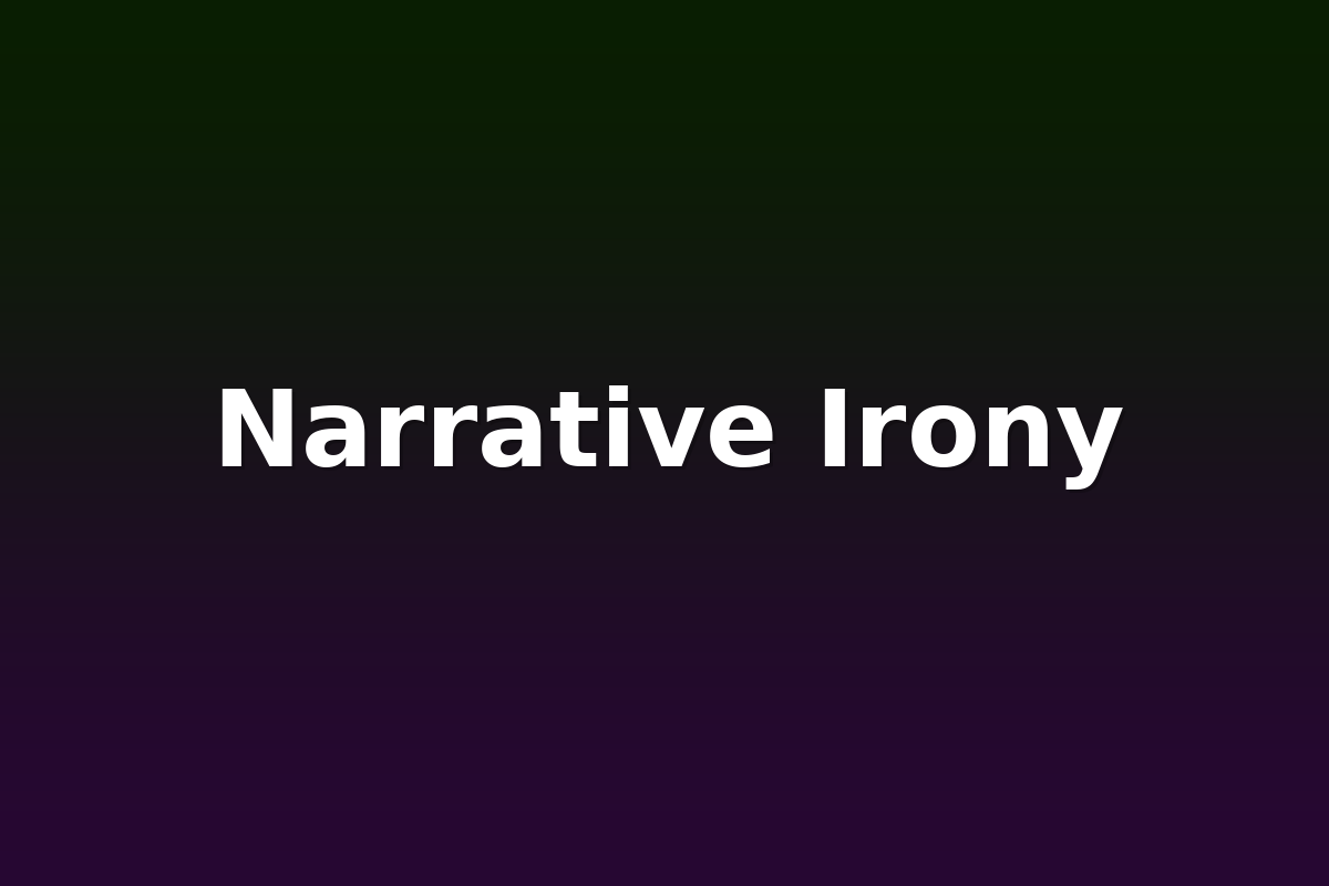 Narrative Irony