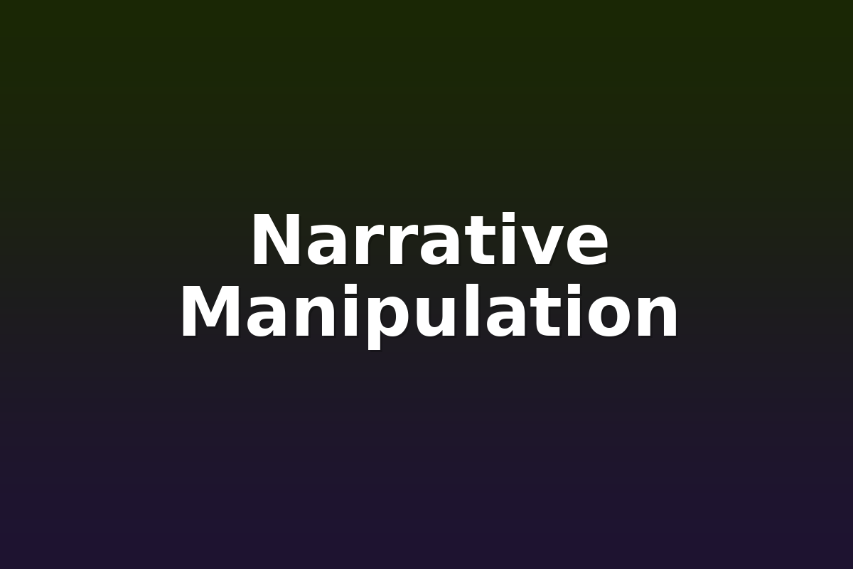 Narrative Manipulation