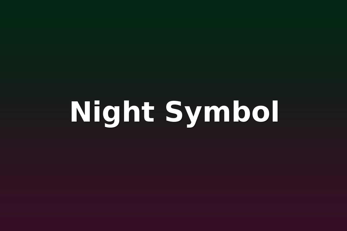 Night Symbol